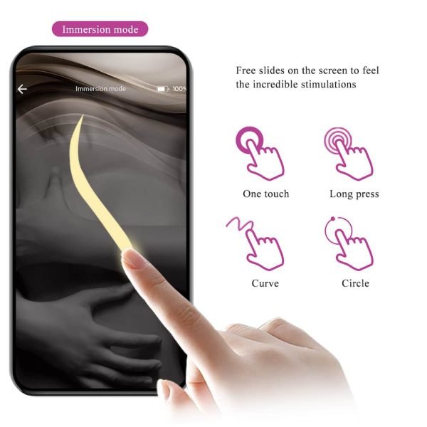 Pretty love August - Vibrador para casal recarregável com 12 modos de vibração por controle bluetooth - Image 19
