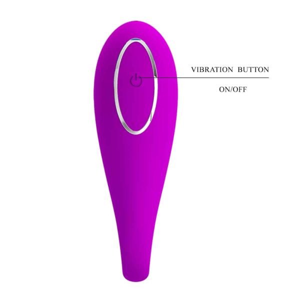 Pretty love August - Vibrador para casal recarregável com 12 modos de vibração por controle bluetooth - Image 7