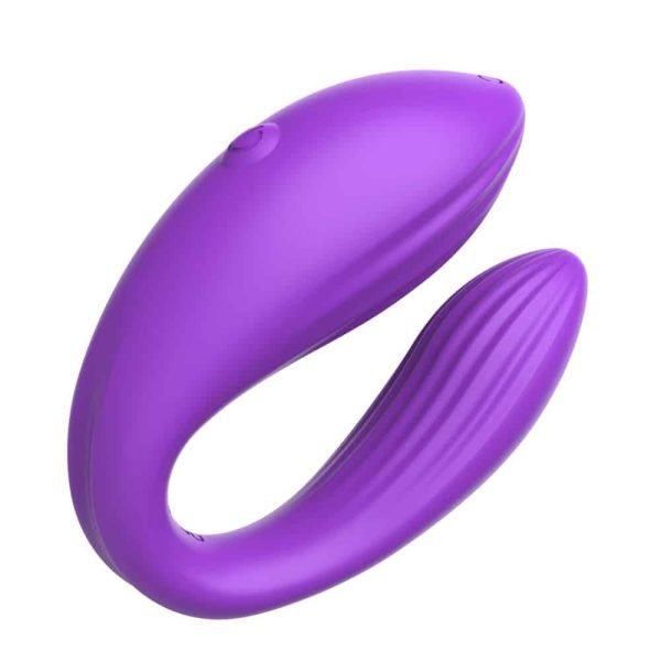 Vibrador para Casal Roxo com 10 Modos de Vibração,com Controle via Aplicativo - Mannuo - Image 2