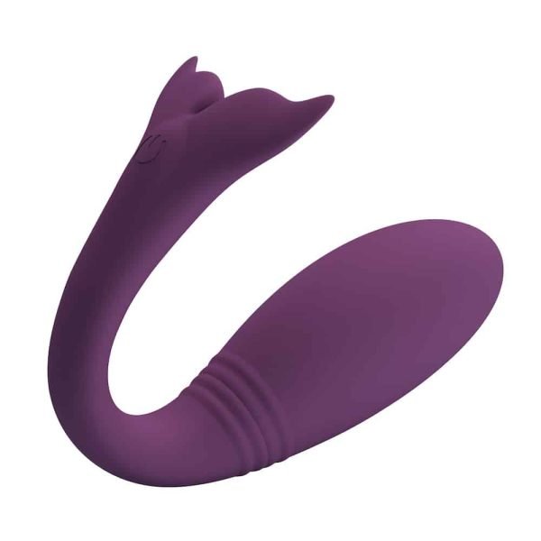 Vibrador para Casal com 12 Modos de Vibração,com Controle via Aplicativo Jayleen - Pretty Love - Image 3
