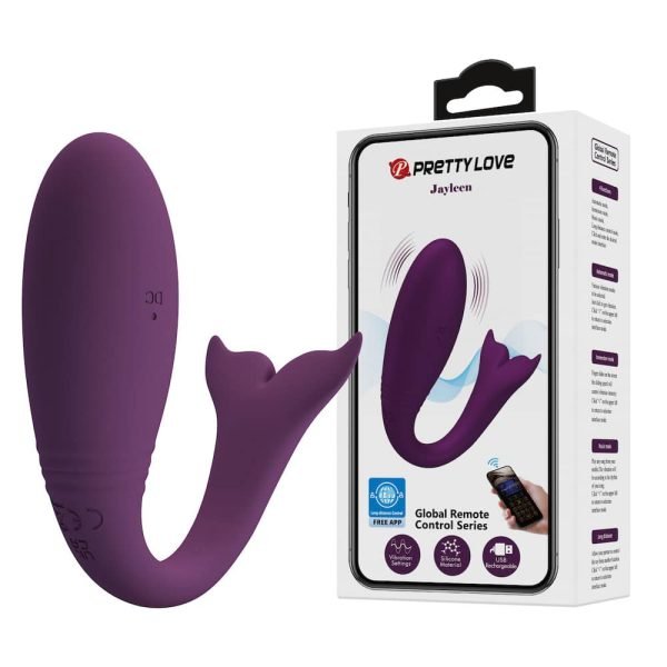 Vibrador para Casal com 12 Modos de Vibração,com Controle via Aplicativo Jayleen - Pretty Love - Image 2