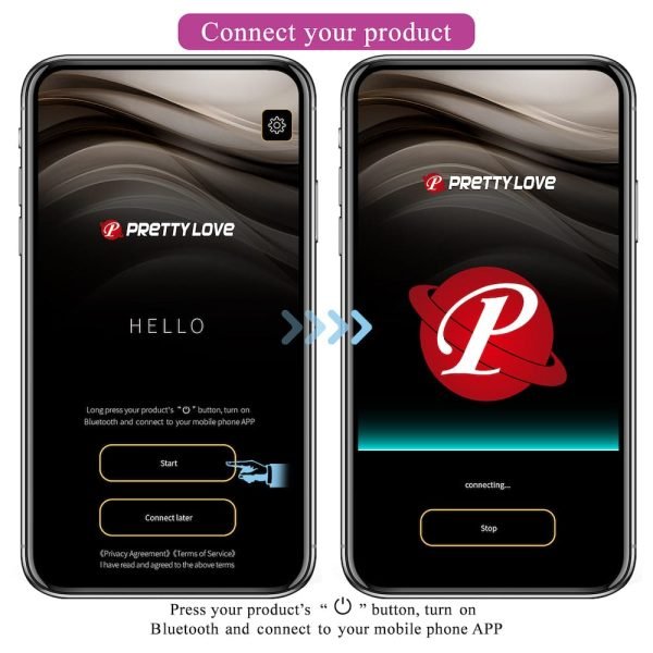 Vibrador para Casal com 12 Modos de Vibração,com Controle via Aplicativo Jayleen - Pretty Love - Image 13