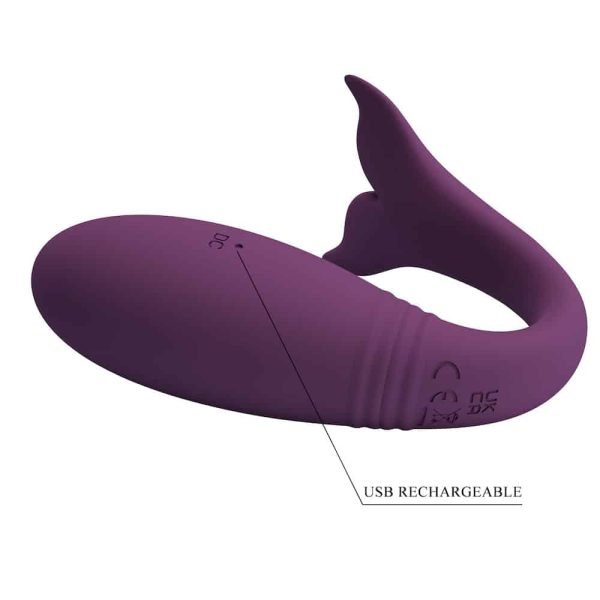 Vibrador para Casal com 12 Modos de Vibração,com Controle via Aplicativo Jayleen - Pretty Love - Image 7