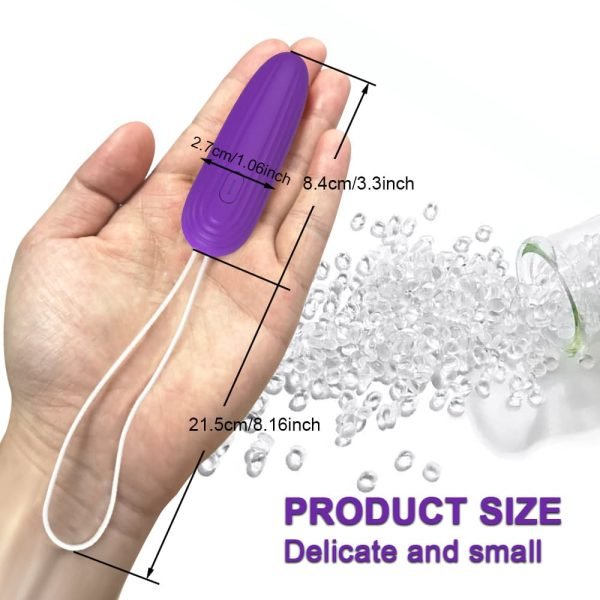 Vibrador Bullet de Longa Distância Controle via aplicativo com 9 modos de vibração - Roxo - Image 6