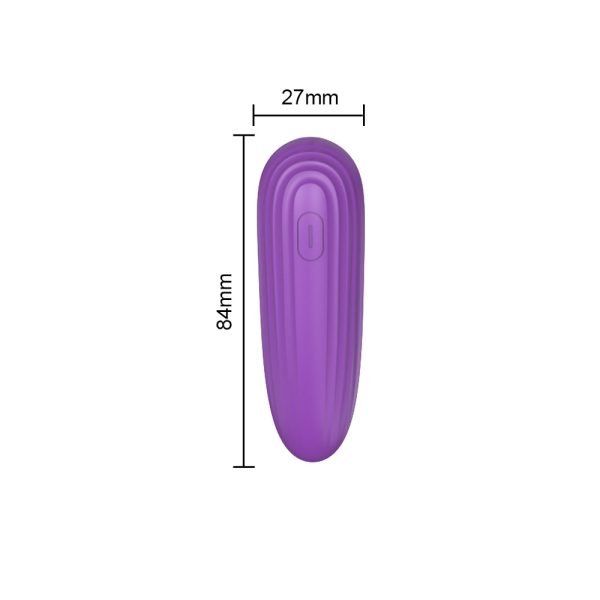 Vibrador Bullet de Longa Distância Controle via aplicativo com 9 modos de vibração - Roxo - Image 10