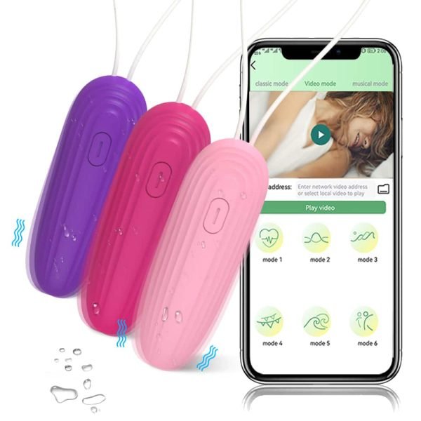 Vibrador Bullet de Longa Distância Controle via aplicativo com 9 modos de vibração - Roxo - Image 12