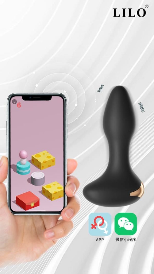 Plug anal com 10 modos de vibração,possui controle remote com APP, pelo smartphone - Image 10