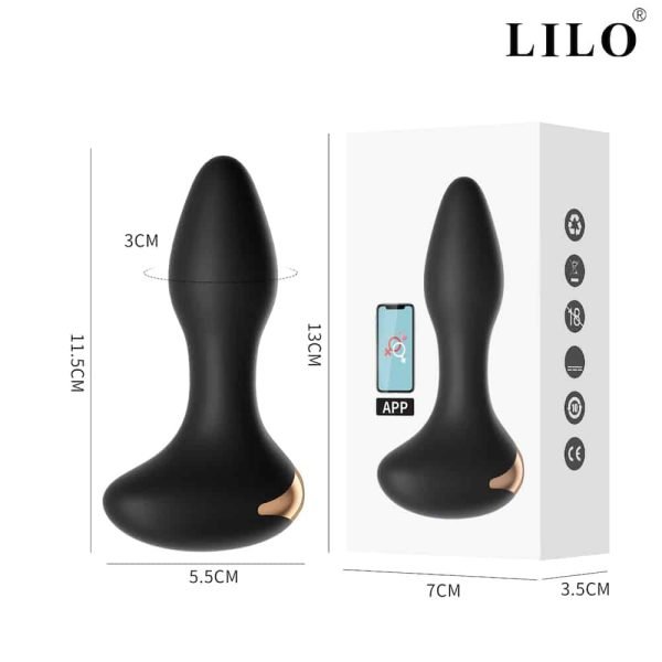 Plug anal com 10 modos de vibração,possui controle remote com APP, pelo smartphone - Image 14