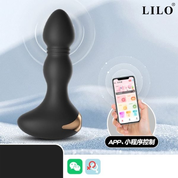 Plug anal por aplicativo pelo smartphone Recarregável com 10 modos de vibração - Image 5