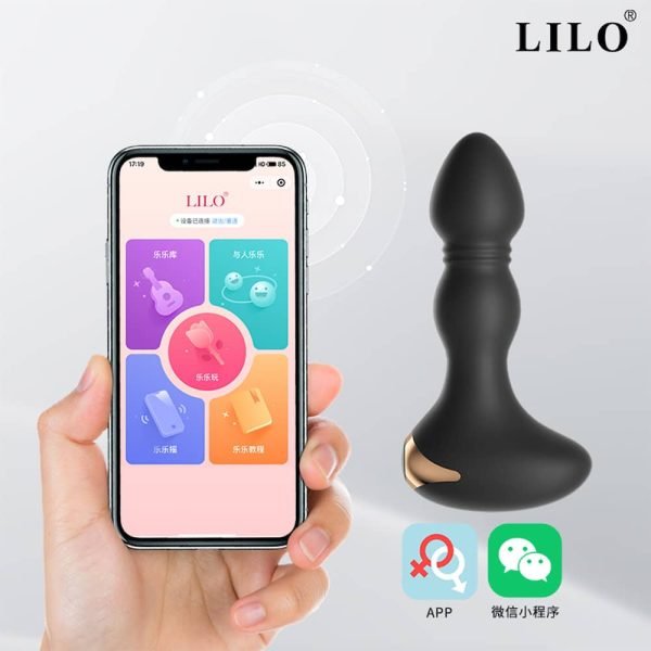 Plug anal por aplicativo pelo smartphone Recarregável com 10 modos de vibração - Image 7