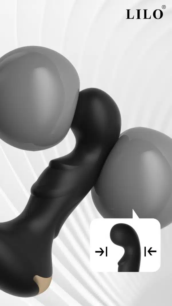 Plug anal Recarregável com 10 modos de vibração,possui controle remote com APP, pelo smartphone - Image 4