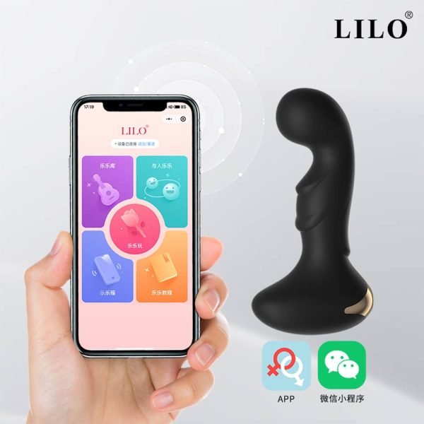 Plug anal Recarregável com 10 modos de vibração,possui controle remote com APP, pelo smartphone - Image 3