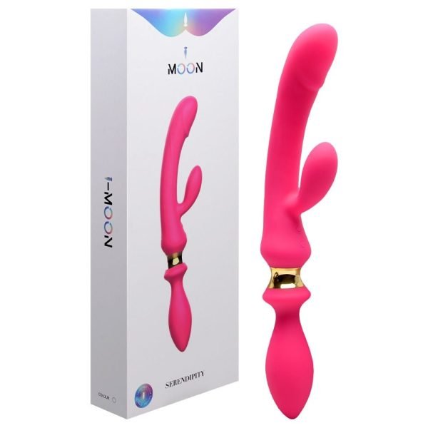 Serendipity Vibrador Dupla Penetração I-Moon - Pink