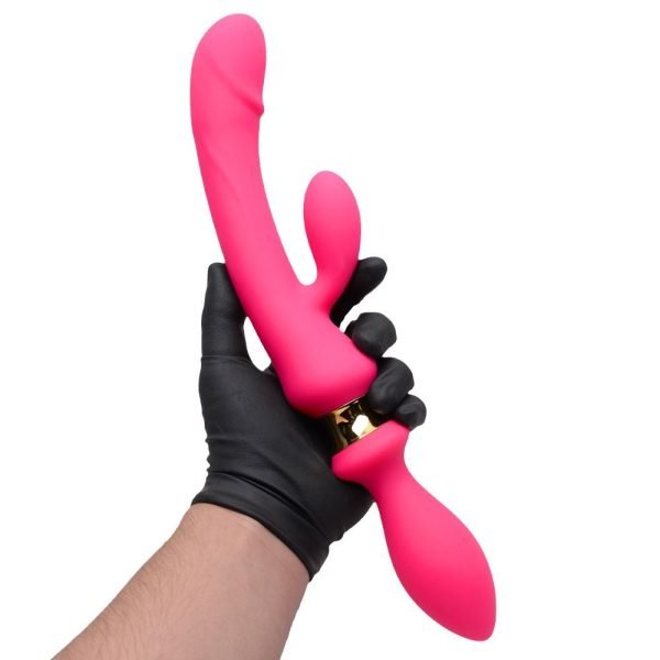 Serendipity Vibrador Dupla Penetração I-Moon - Pink - Image 8