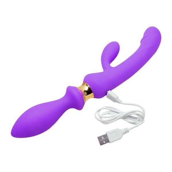 Serendipity Vibrador Dupla Penetração I-Moon na cor Roxo - Image 6