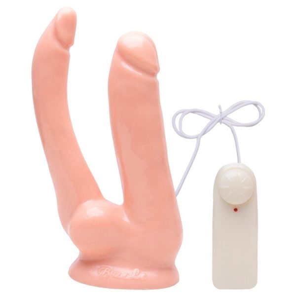 Pênis Duplo com Vibrador e Ventosa Baile Sensual Love - Image 3