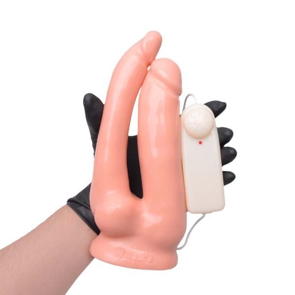 Pênis Duplo com Vibrador e Ventosa Baile Sensual Love - Image 5