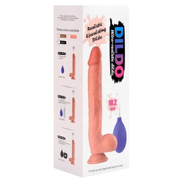 Pênis com Vibrador Ejaculador 26 X 4,5 cm - Image 8
