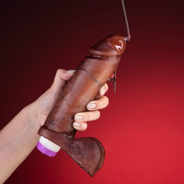Pênis Real Dick Ultra Realístico Com Escroto e Vibro 20,5 X 4,7 cm - Image 4