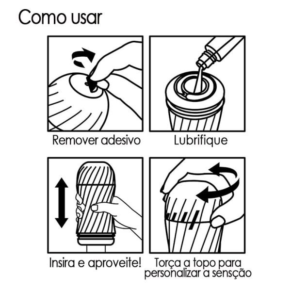 Tenga air tech twist tickle - Copo masturbador com textura interna - Image 6