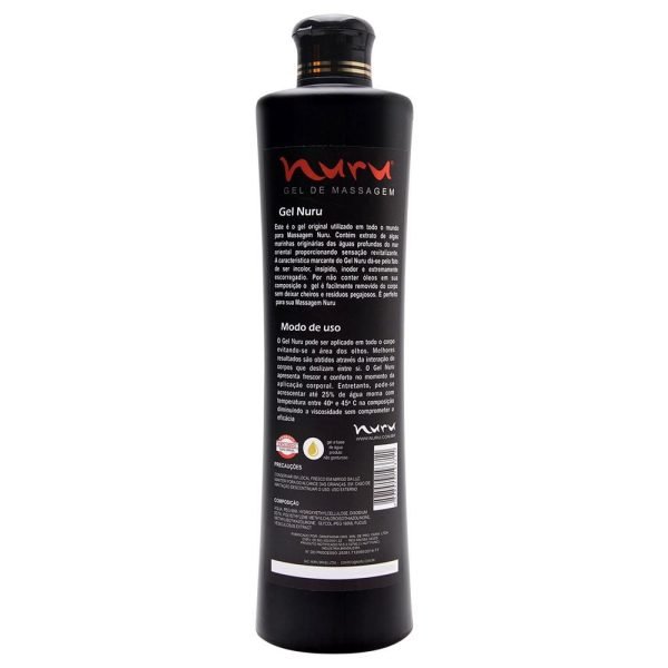 Nuru standard gel de massagem média viscosidade 500ml nuru - Image 3