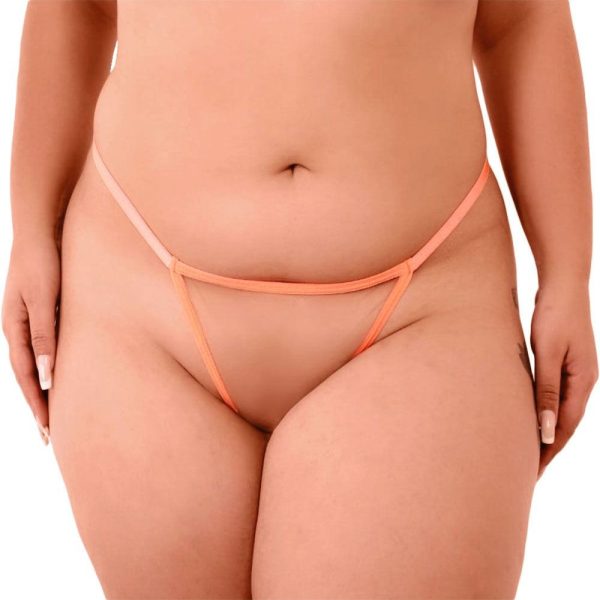 Calcinha Laranja plus size personalizável
