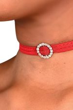 Calcinha Fio Dental Fetiche Vermelha Por favor devolva cheia com chocker - Imagem 2