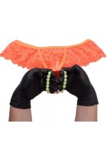 Calcinha Plus Size Laranja Neon Tailandesa Master - Imagem 4