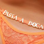 Calcinha Plus Size Personalizável Laranja Neon