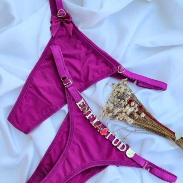 Calcinha fio Jaipur personalizável todo na microfibra