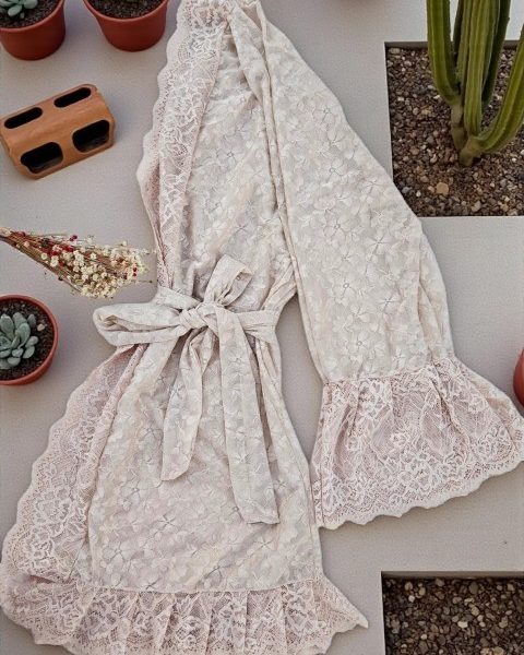 Robe tule catiuscia - floral