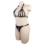 Conjunto Sutiã e Calcinha de Bondage em Couro - Imagem 16