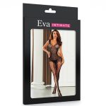 Macacao preto de Alça com Abertura Lateral Eva Intimate | Tamanho único - Imagem 3